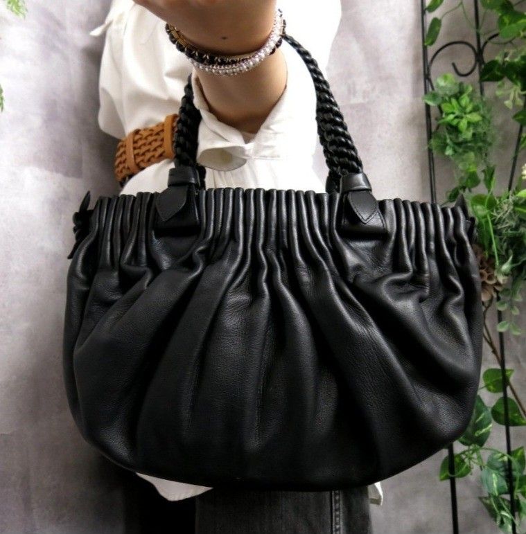 Bottega Veneta Nappa Leather Flower Motif Tote Bag Luxury Bags