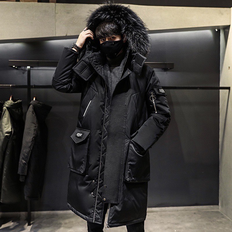 BRAND NEW IN STOCK Korean Designed and made 30 C Down Jacket Men Long Jackets Winter Warm Lightweight White Duck Down Coats Men Streetwear Overcoats Women Clothing BSSH Men s Fashion Coats Jackets an...