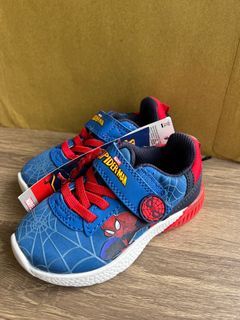 Brand new 全新幼兒spider man 蜘蛛俠閃燈波鞋