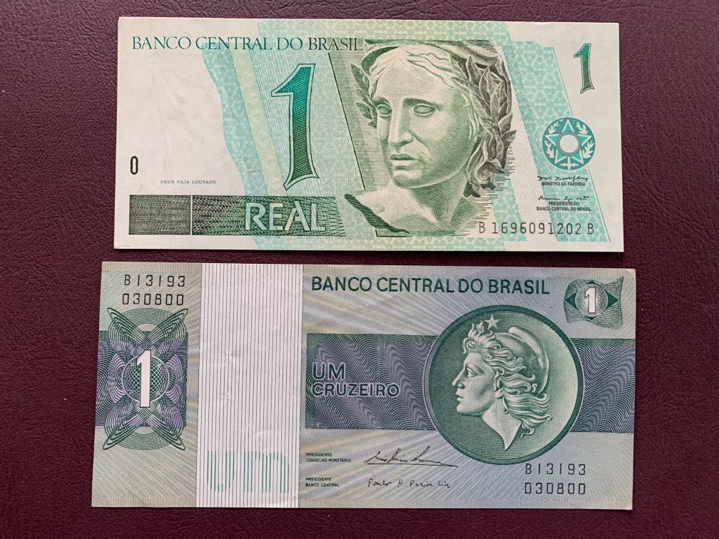 Brazil Real Cruzeiro Banknotes, Hobbies & Toys, Collectibles ...