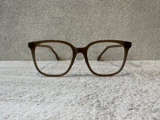 Brown acetate frame with nosepads