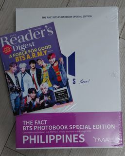 BTS THE FACT PHOTOBOOK + READERS DIGEST BTS COVER SET
