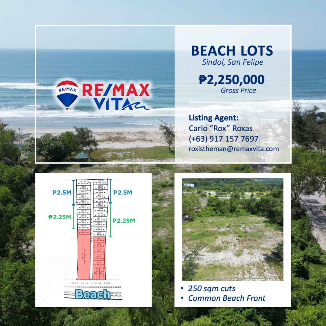Budget Beach Lots in Sindol, San Felipe, Zambales, Property, For Sale, Lot on Carousell