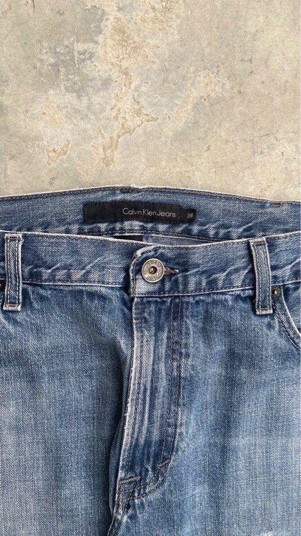 Calvin klein bootcut jeans mens hotsell