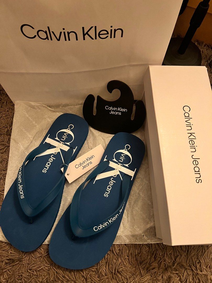 Calvin Klein flip flop, Men's Fashion, Footwear, Flipflops and Slides