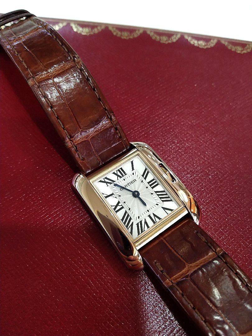 Cartier Tank Anglaise, REF. 3580, 18k Rose Gold