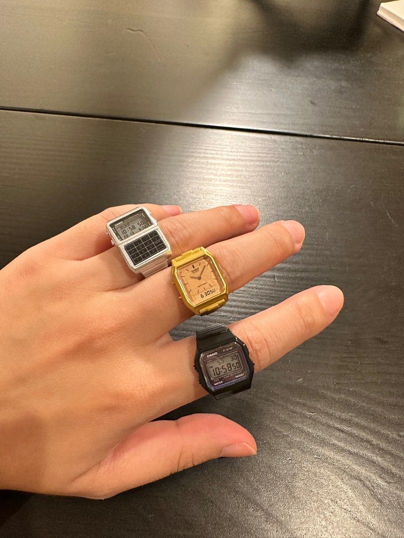 Casio Watch Miniature Ring Gashapon Hobbies Toys Toys Games