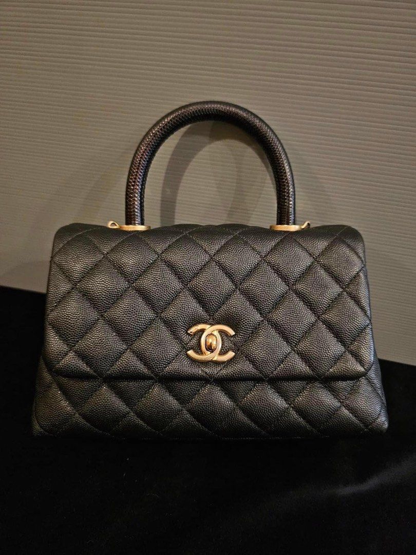 Chanel Coco handle small caviar lGHaw, Luxury, Bags & Wallets on