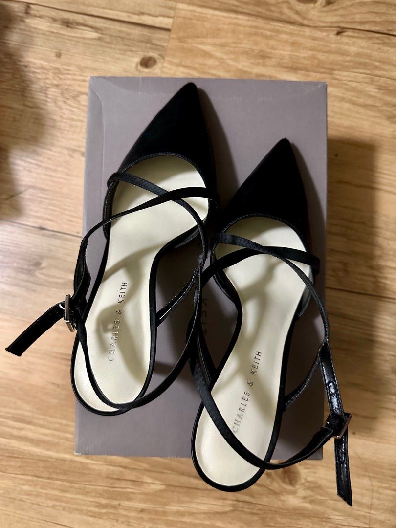 Charles and discount keith black heels