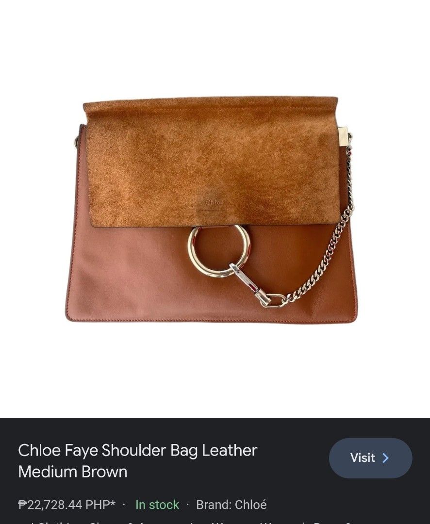 Chloe Faye wallet on chain, Women's Fashion, Bags & Wallets, Purses &  Pouches on Carousell