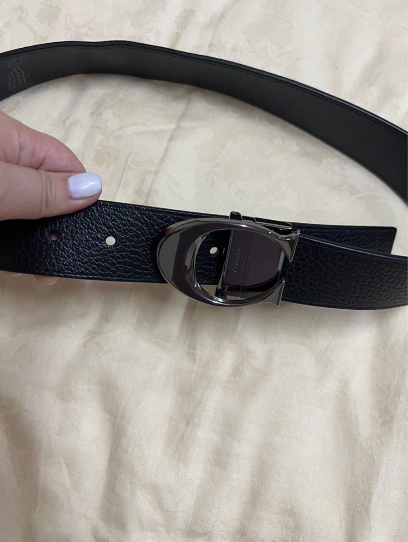 coach woven belt