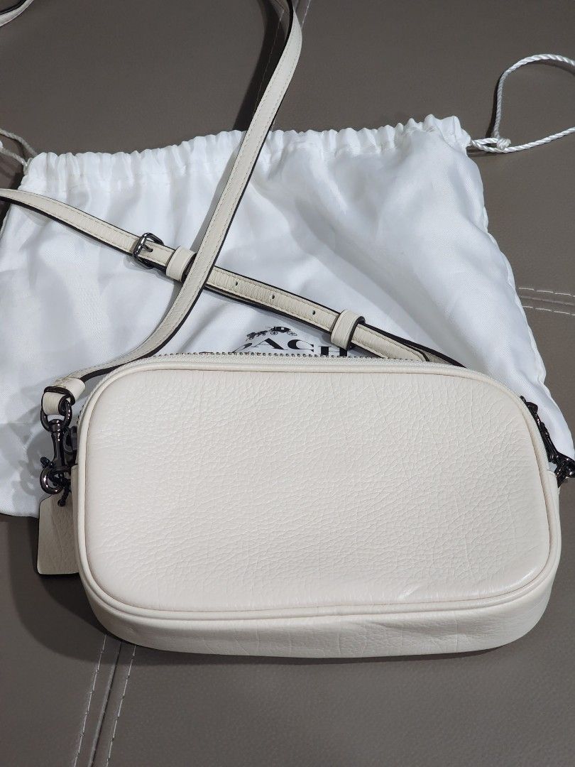 White crossbody bag new arrivals coach