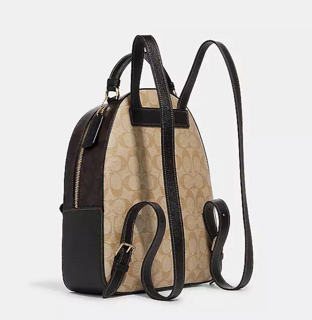 Coach Signature Jordyn Black Backpack (Category: Luxury Bags & Wallets) located in Mandaluyong City. Submitted by Mshy09 (Listing ID 1262878887, Image 2). Description: Original Coach Backpack Moneyback guarantee. All items from US. RFS: selling low for medical expenses.