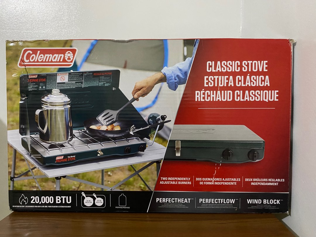 Coleman Propane Stove 2 Burner, Sports Equipment, Hiking & Camping on