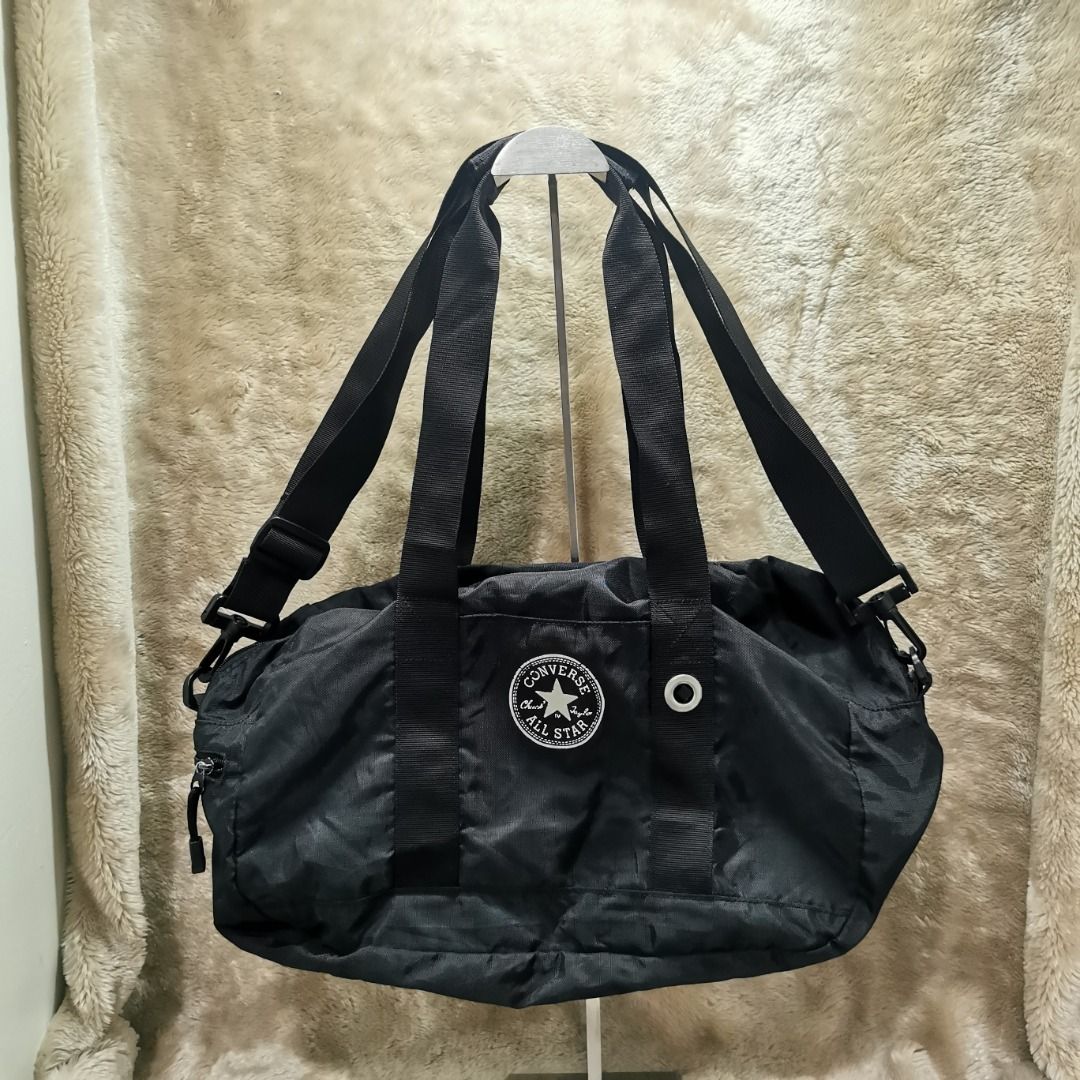 Black converse duffle bag online