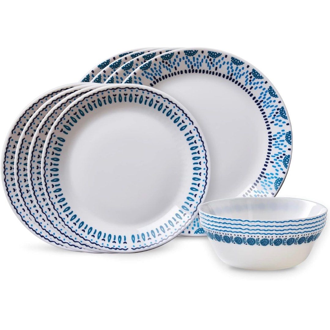 Corelle 12-Pc Dinnerware Set, Furniture Home Living, Kitchenware