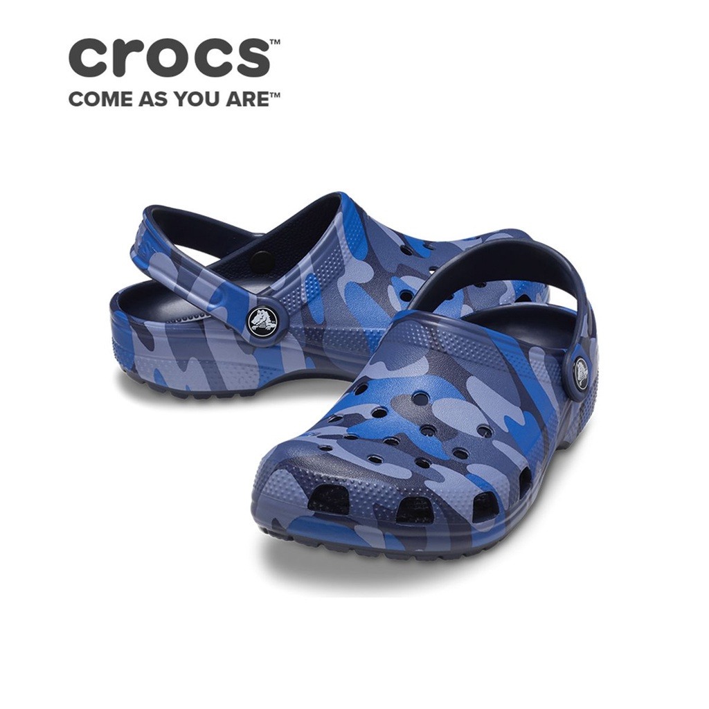 Crocs Kids Classic Camo Redux Clog Navy Babies Kids Babies Kids Fashion on Carousell