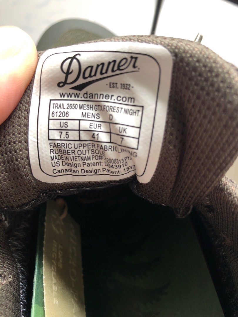 Danner trail 2650 Goretex navy green Men s Fashion Footwear