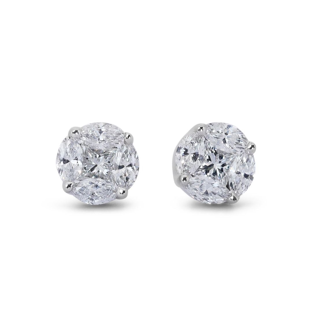 White gold clearance womens earrings