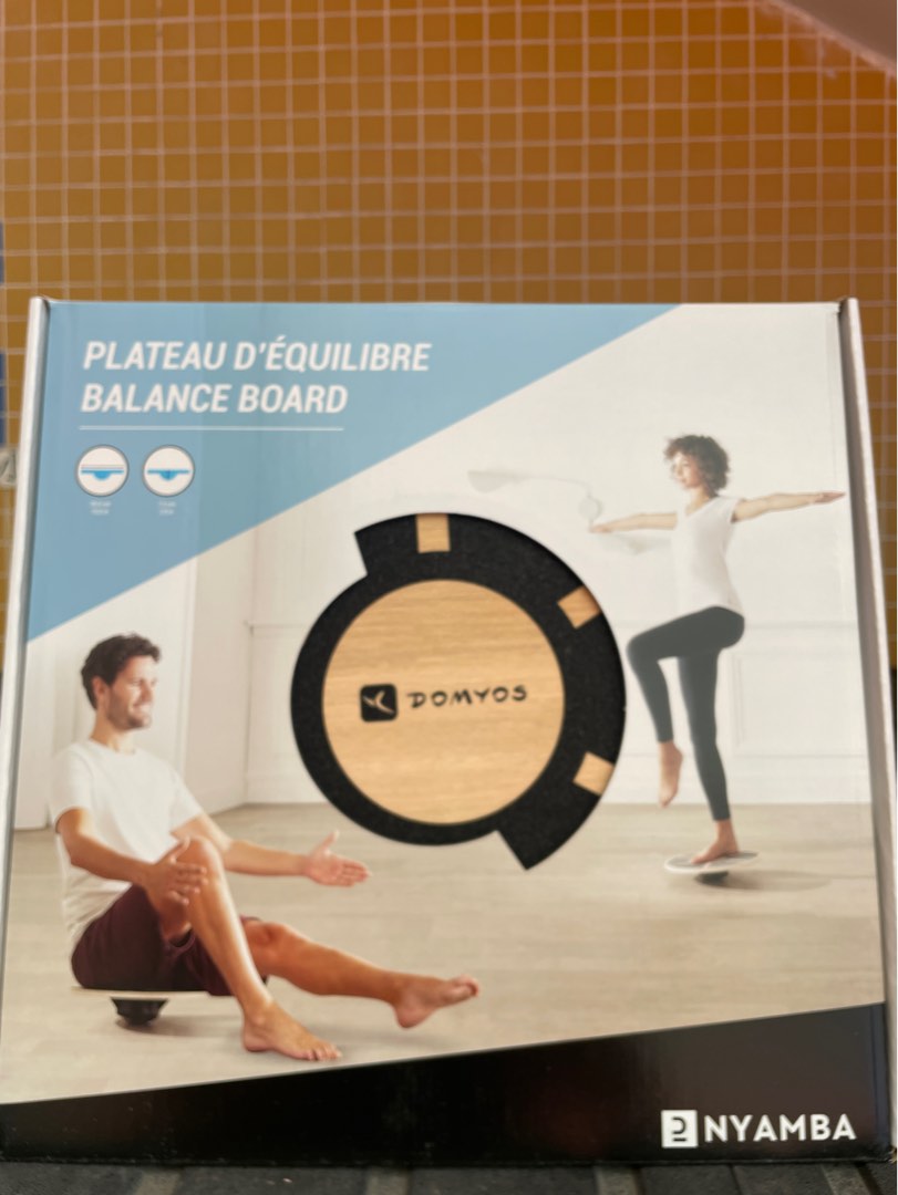 Decathlon Wood Balance Board, 運動產品, 運動與健身, 運動與健身 有氧健身器材 Carousell