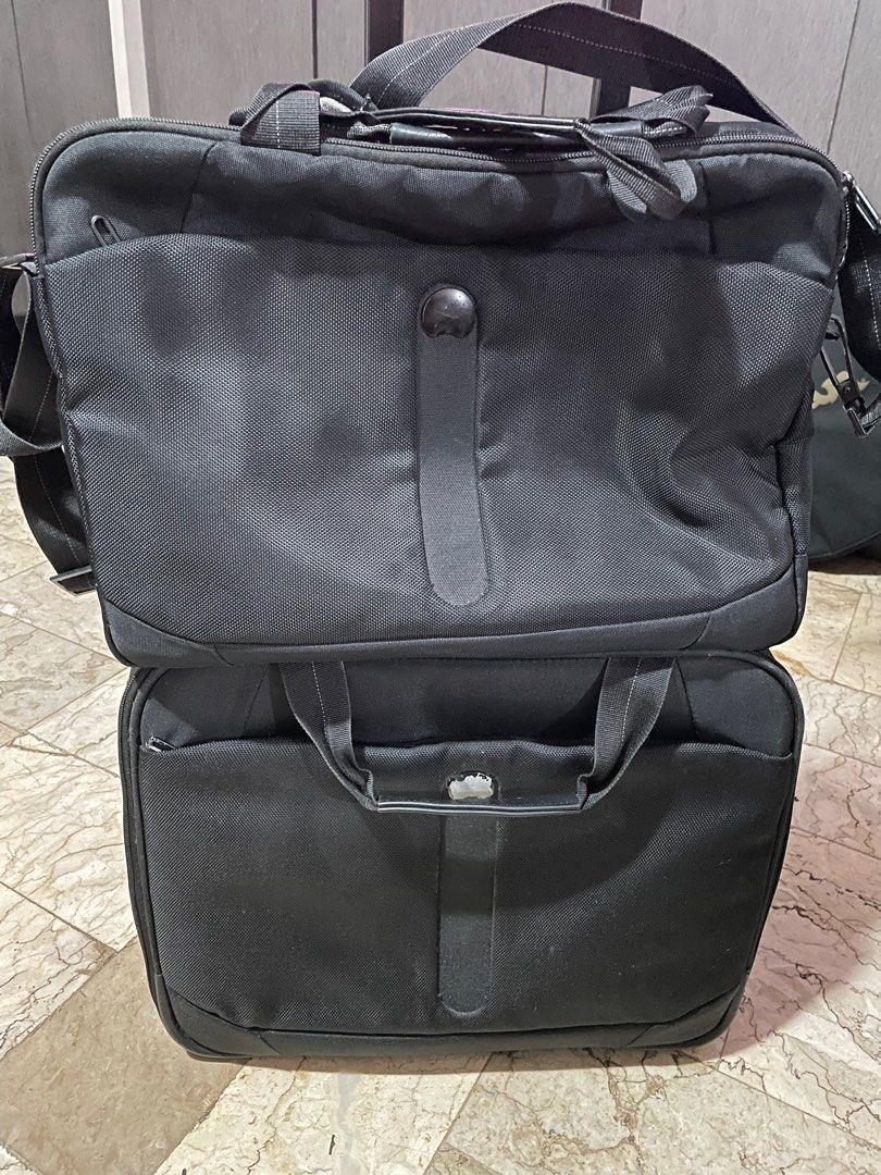 DELSEY laptop bag with wheels and laptop sling bag, Men's Fashion, Bags