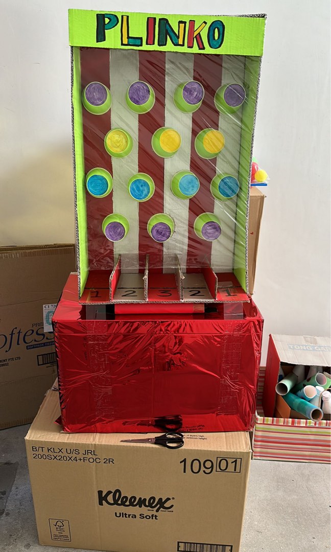 DIY Carnival Game Booth - Plinko!, Hobbies & Toys, Stationery