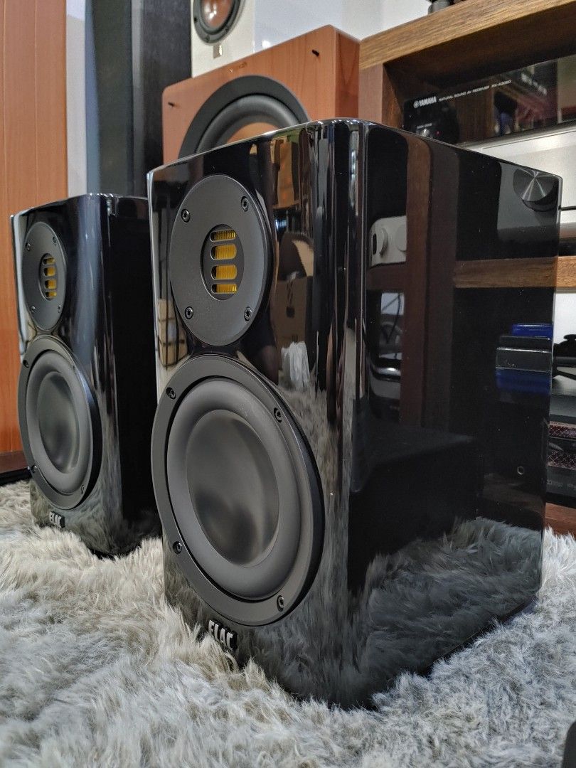 Elac Solano BS283 Crystal Cone with Signature JET 5 Ribbon Tweeter  Bookshelf Loudspeaker | Made in Germany, Audio, Soundbars, Speakers &  Amplifiers on Carousell