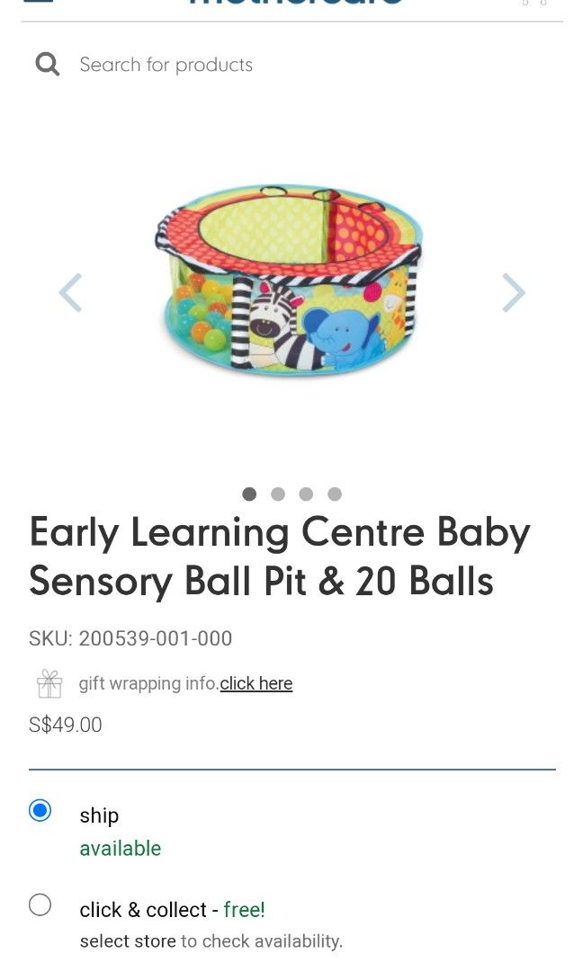 Elc sensory ball pit clearance