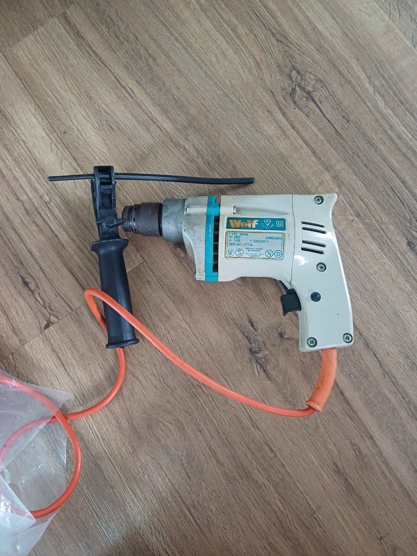 ROTARY Electric drill wolf, Furniture & Home Living, Home Improvement