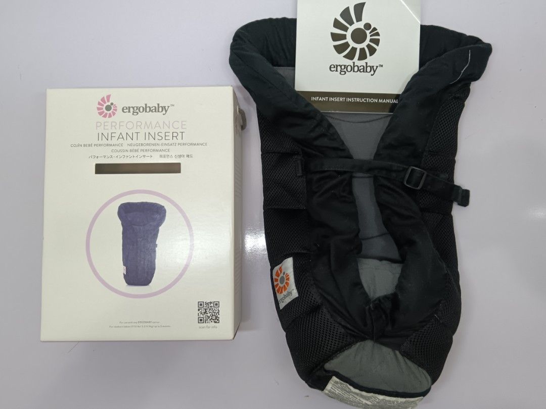 Ergobaby Original Collection Performance Infant Insert Charcoal