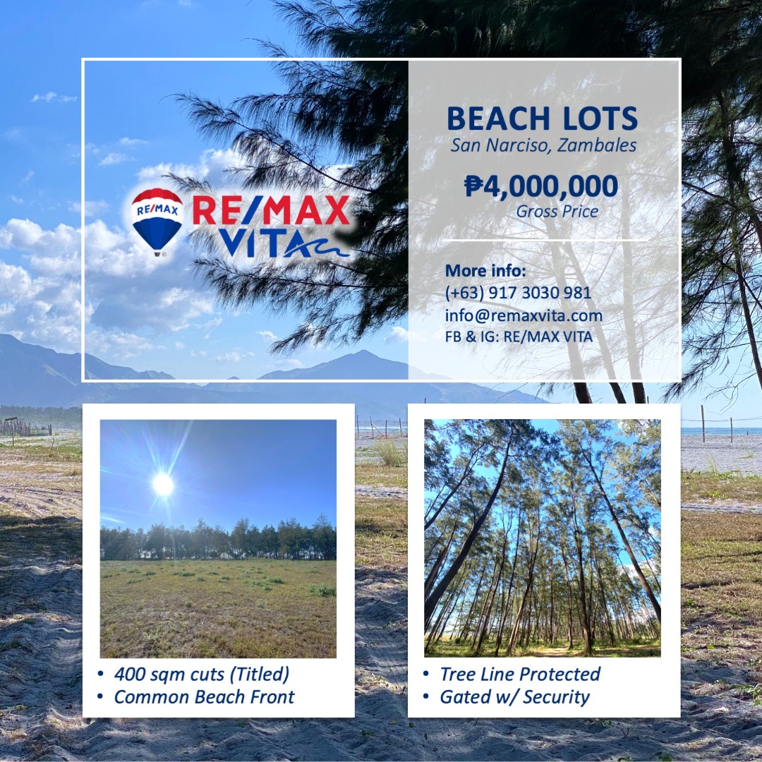 Exclusive Beach Lots in La Paz, San Narciso, Zambales, Property, For