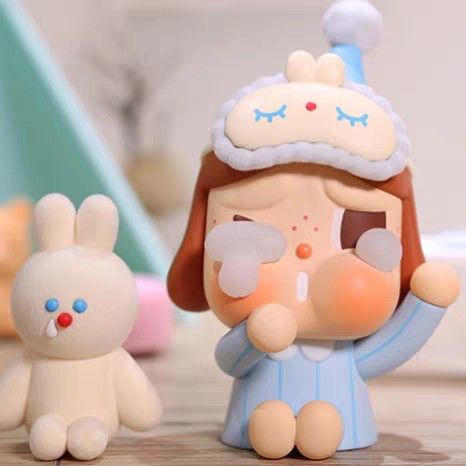 その他 POPMART CRYBABY SLEEPY BABY BLUE PAJAMAS Crybaby Sleepy Baby Limited Edition – Meaning Less Art Inc.