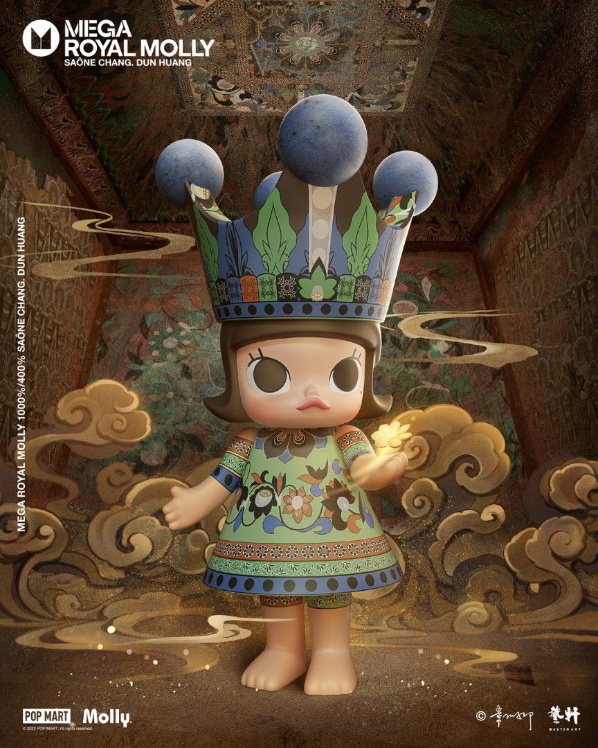 その他 POPMART MEGA  MOLLY MEILIN 400% MEGA ROYAL MOLLY 400% HAN MEILIN | All MEGA - POP MART