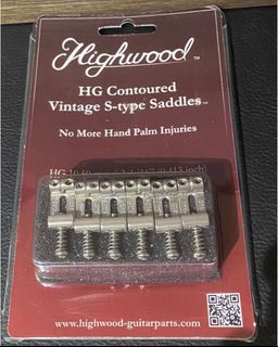 Fender Stratocaster highwood saddles upgrade