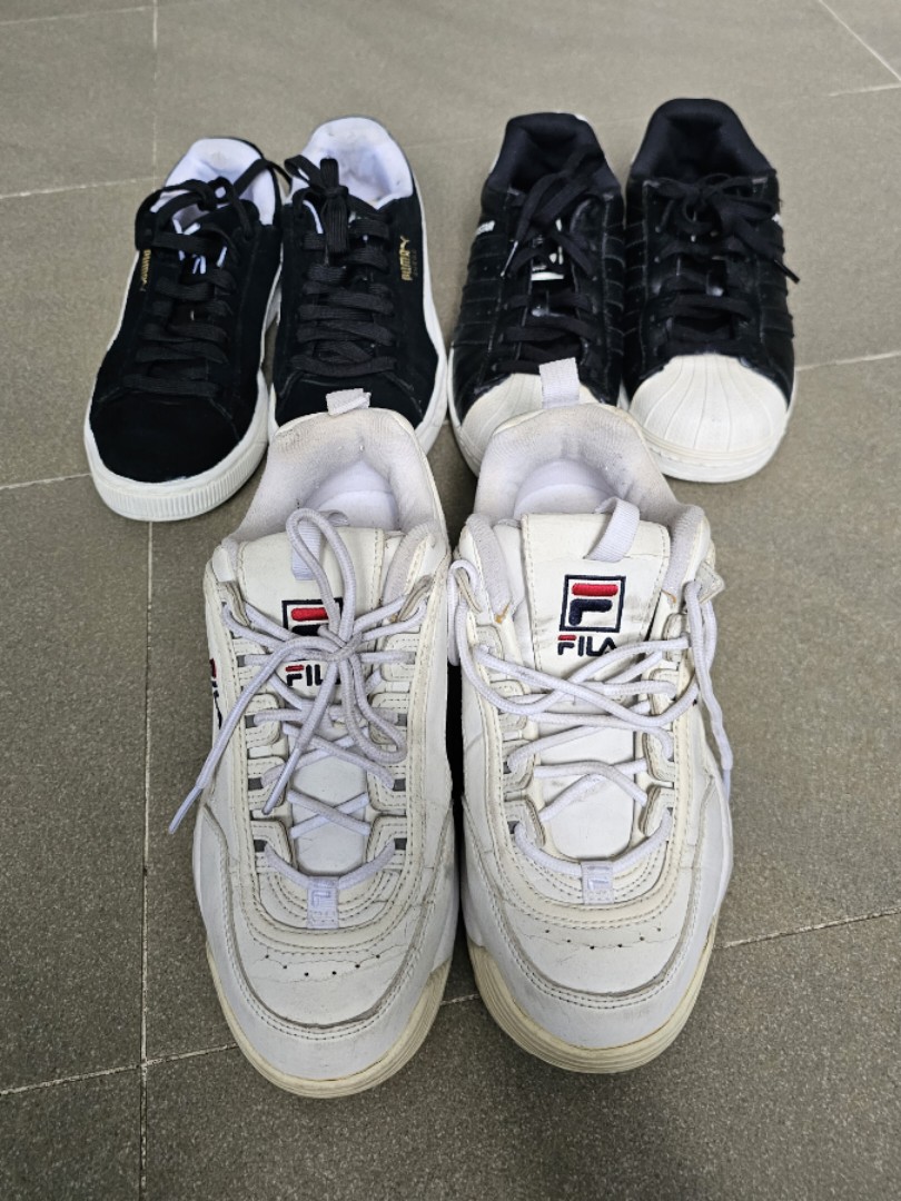 Puma sale fila shoes