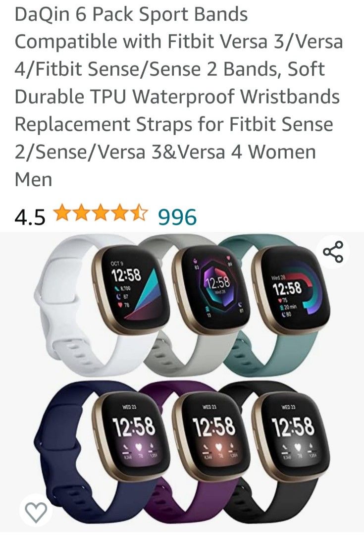 Fitbit versa sales watch straps