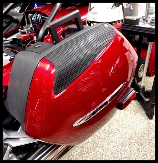 FJR 1300 TECHSPEC Snake Skin Pannier Guards, Motorcycles, Motorcycle ...