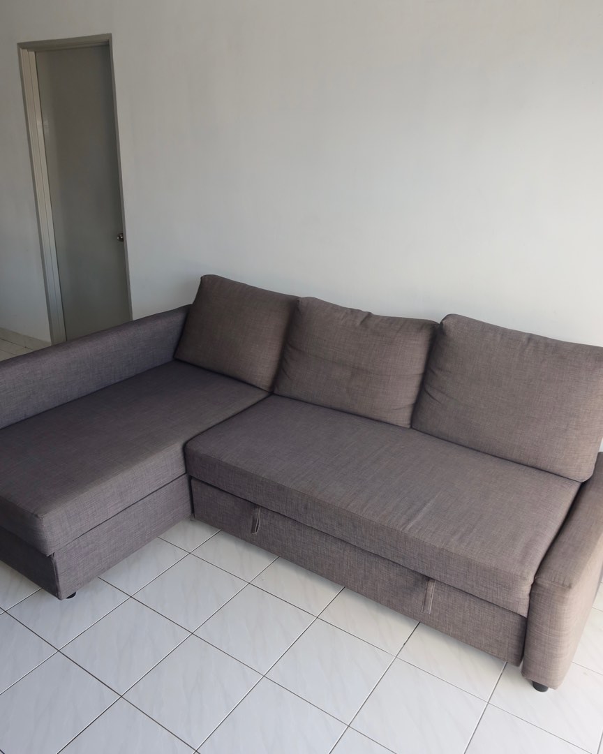 FRIHETEN Ikea L Shaped Sofa, Furniture & Home Living, Furniture, Sofas
