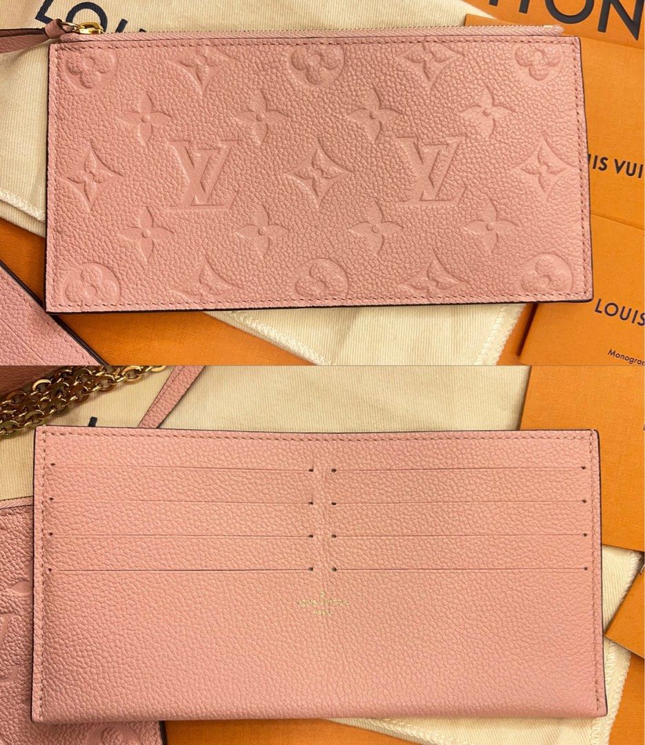 FULL SET] Louis Vuitton Felicie Pochette in Rose Poudre Pink Empreinte  Monogram Leather WOC LV Bag, Luxury, Bags & Wallets on Carousell