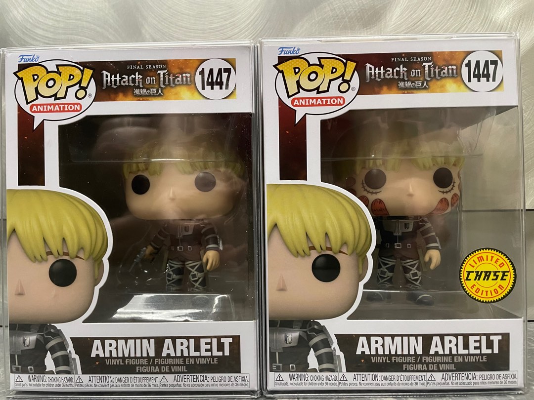 Funko Pop - Attack on Titan AOT - 1447 - Armin Arlelt (Chase)