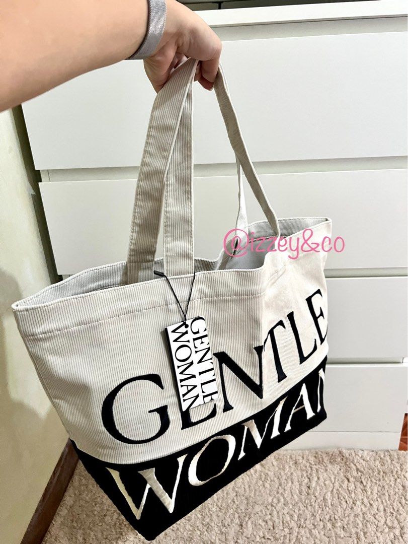 GENTLEWOMAN SAFARI SENSATION CORDUROY TOTE, Women's Fashion