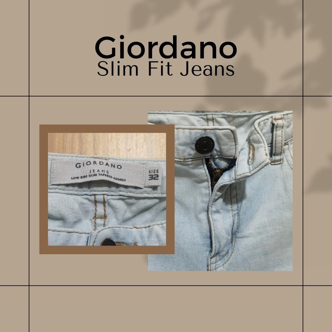 Giordano SlimFit Jeans, Men's Fashion, Bottoms, Jeans on Carousell