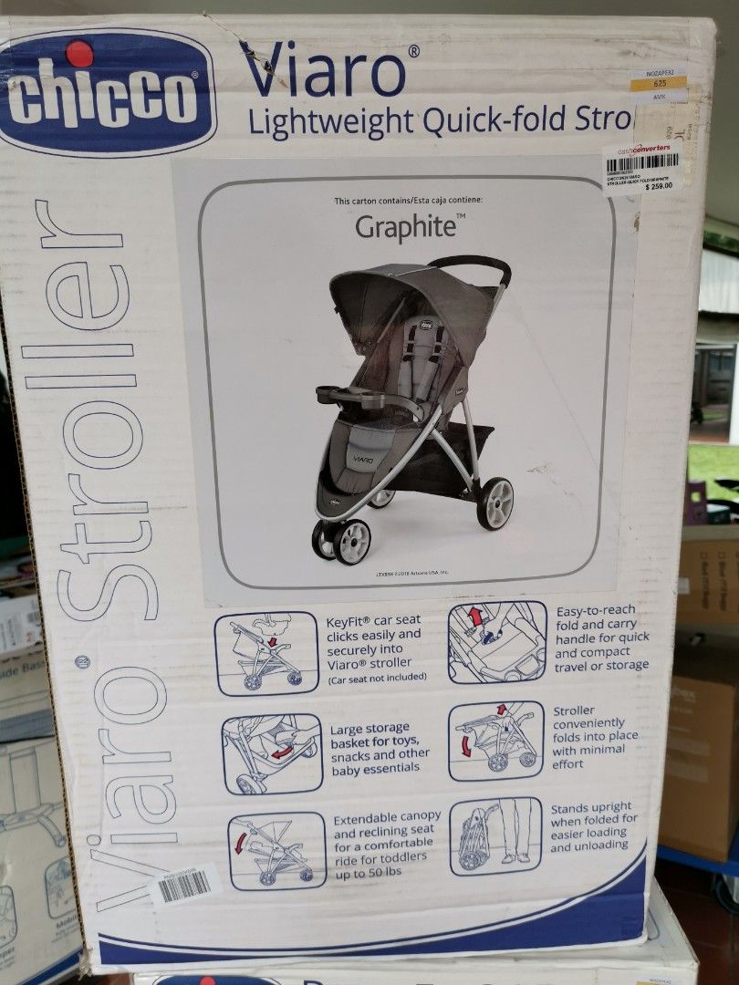 Chicco viaro lightweight sale quick fold travel system