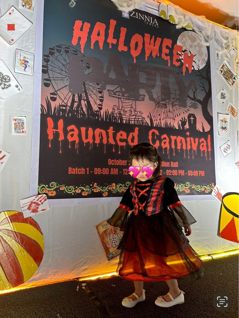 Halloween Costume (Category: Babies & Kids Fashion) located in Quezon City. Submitted by docmdeclutters (Listing ID 1262877968, Image 2). Description: Used only once last October 28 Bought at Toys R us Original price is 1,200 pesos Selling for 500pesos only Fits 1-2 y/o Fits my 20months only daughter.