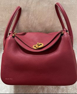 SOLD) Brand New Unused Hermes Lindy 26 Rouge Tomate Clemence PHW Stamp X  Hermes Kuala Lumpur (
