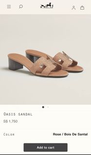 Hermes Etoupe Oasis Sandal– TC