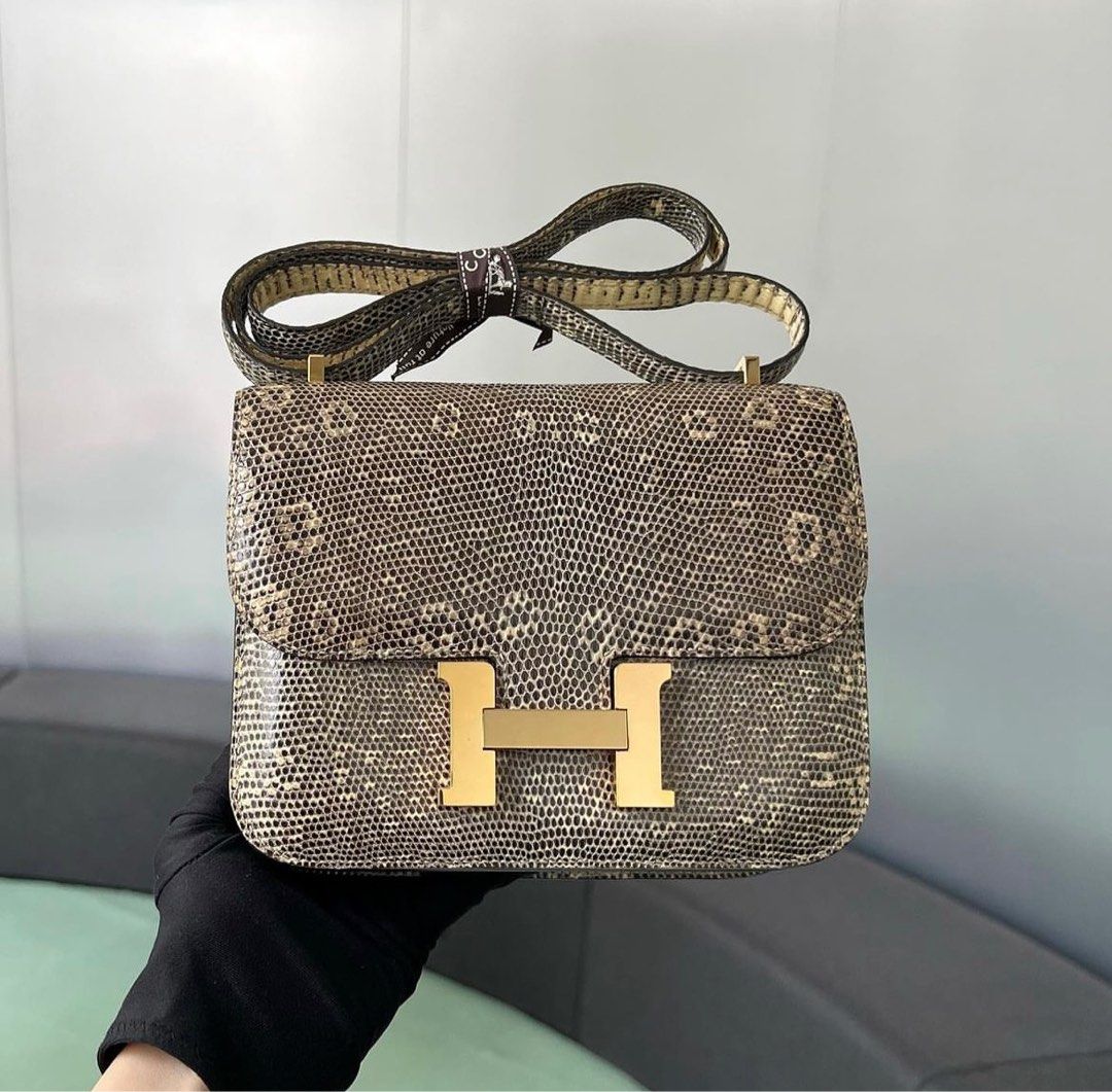 Hermes Ombre Constance 18 Ombre Lizard Ghw