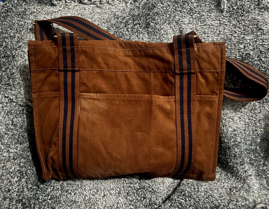 Hermes Fourre Tout Besace Messenger Bag Toile PM at 1stDibs