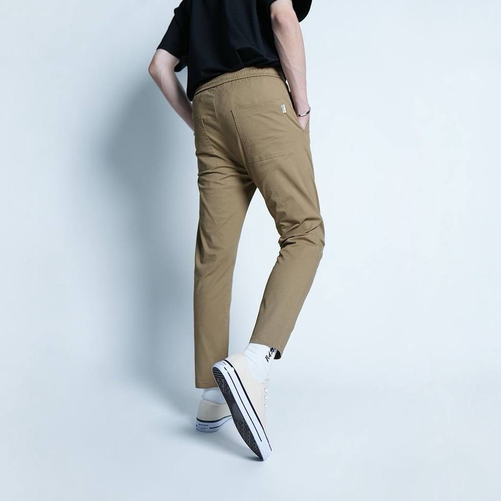 High Cultured Elastic Cropped Pants