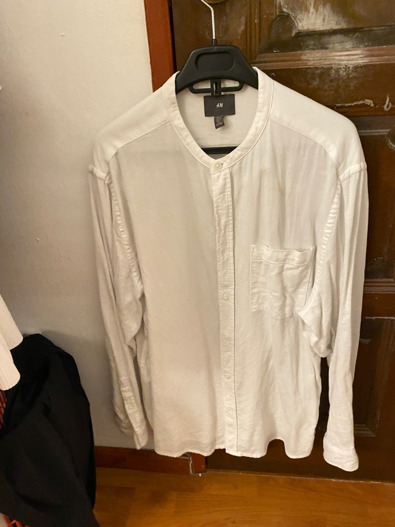 White button up cheap shirt h&m